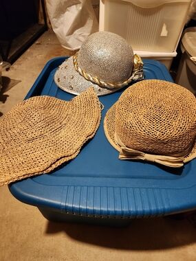 Woven Straw Sun Hat with Bow - Natural Tan